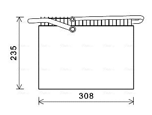 Obrázok Výparník klimatizácie AVA QUALITY COOLING  VLV064