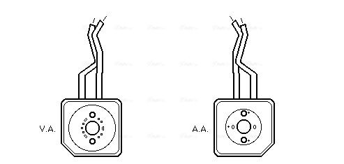 Obrázok Chladič motorového oleja AVA QUALITY COOLING  VN3100