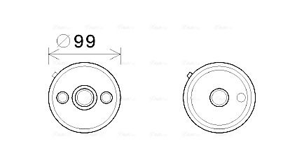 Obrázok Chladič oleja automatickej prevodovky AVA QUALITY COOLING  VN3358