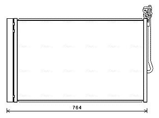 Obrázok Kondenzátor klimatizácie AVA QUALITY COOLING  VN5334D