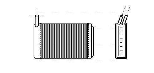 Obrázok Výmenník tepla vnútorného kúrenia AVA QUALITY COOLING  VN6061