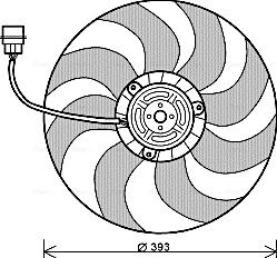 Obrázok Ventilátor chladenia motora AVA QUALITY COOLING  VN7526