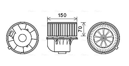 Obrázok Vnútorný ventilátor AVA QUALITY COOLING  VN8354