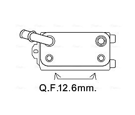Obrázok Chladič oleja automatickej prevodovky AVA QUALITY COOLING  VO3170