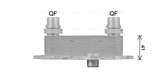 Obrázok Chladič motorového oleja AVA QUALITY COOLING  AL3152