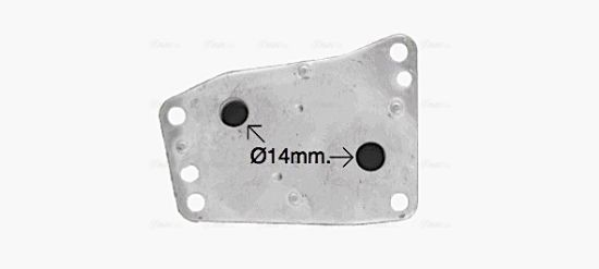 Obrázok Chladič motorového oleja AVA QUALITY COOLING  CN3327