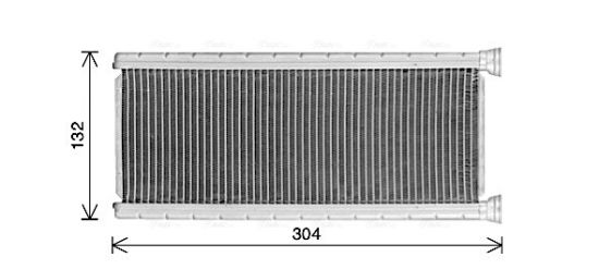 Obrázok Výmenník tepla vnútorného kúrenia AVA QUALITY COOLING  CN6339