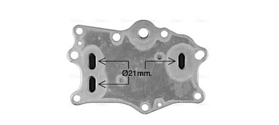 Obrázok Chladič motorového oleja AVA QUALITY COOLING  CR3143