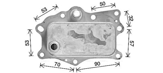 Obrázok Chladič motorového oleja AVA QUALITY COOLING  CR3143
