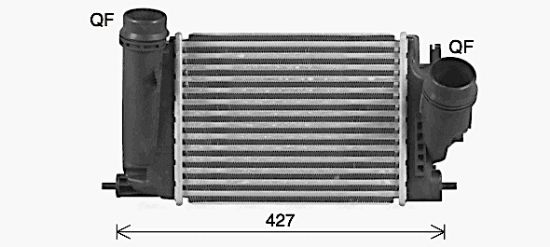 Obrázok Chladič plniaceho vzduchu AVA QUALITY COOLING  DN4469