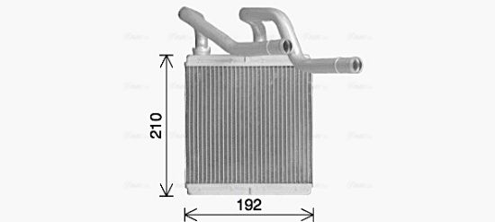 Obrázok Výmenník tepla vnútorného kúrenia AVA QUALITY COOLING  DN6466