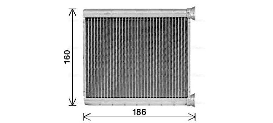Obrázok Výmenník tepla vnútorného kúrenia AVA QUALITY COOLING  DN6471