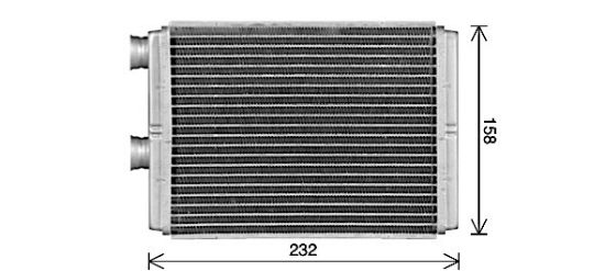 Obrázok Výmenník tepla vnútorného kúrenia AVA QUALITY COOLING  DN6472