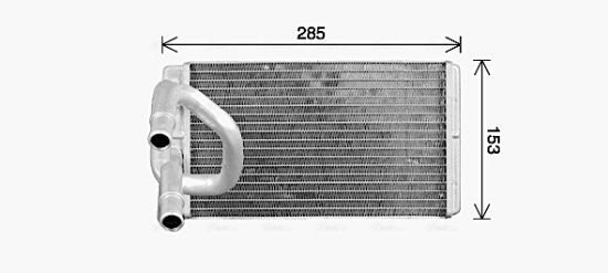 Obrázok Výmenník tepla vnútorného kúrenia AVA QUALITY COOLING  DN6475