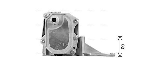 Obrázok Chladič motorového oleja AVA QUALITY COOLING  FD3669H