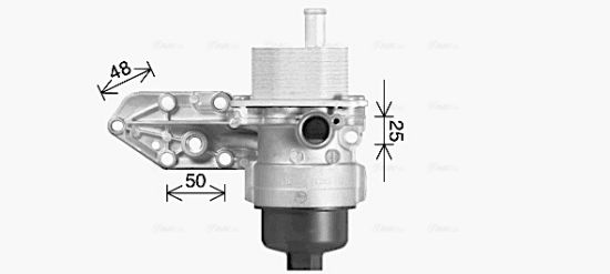 Obrázok Chladič motorového oleja AVA QUALITY COOLING  FD3669H