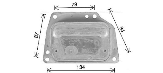 Obrázok Chladič motorového oleja AVA QUALITY COOLING  FT3484