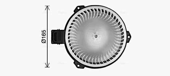 Obrázok Vnútorný ventilátor AVA QUALITY COOLING  HD8327