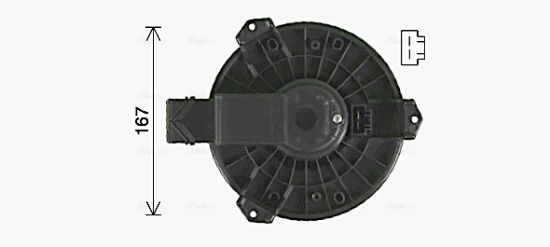 Obrázok Vnútorný ventilátor AVA QUALITY COOLING  HD8327