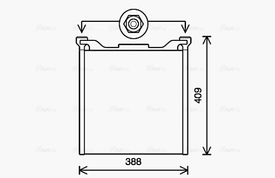 Obrázok Chladič motorového oleja AVA QUALITY COOLING  MN3092