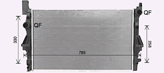 Obrázok Chladič motora AVA QUALITY COOLING  MS2731