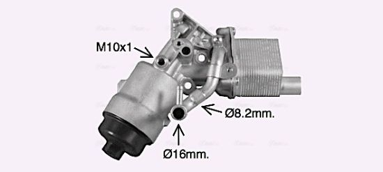 Obrázok Chladič motorového oleja AVA QUALITY COOLING  OL3702H