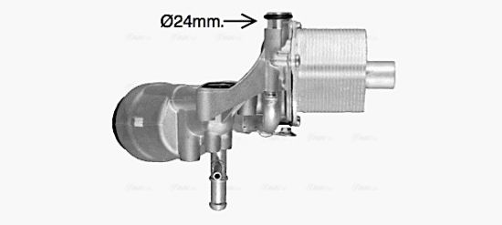 Obrázok Chladič motorového oleja AVA QUALITY COOLING  OL3702H