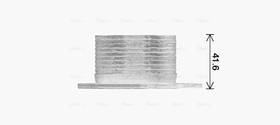 Obrázok Chladič motorového oleja AVA QUALITY COOLING  PE3424