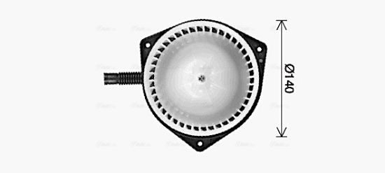 Obrázok Vnútorný ventilátor AVA QUALITY COOLING  PE8428