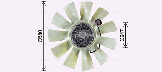 Obrázok Kondenzátor klimatizácie AVA QUALITY COOLING  SU5061