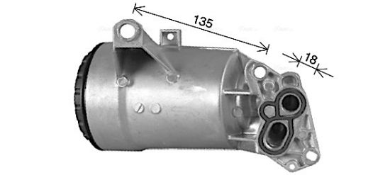Obrázok Chladič motorového oleja AVA QUALITY COOLING  RT3660H