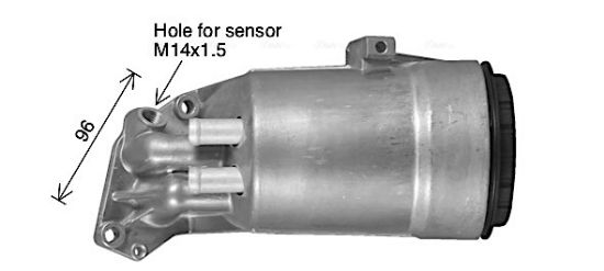 Obrázok Chladič motorového oleja AVA QUALITY COOLING  RT3660H