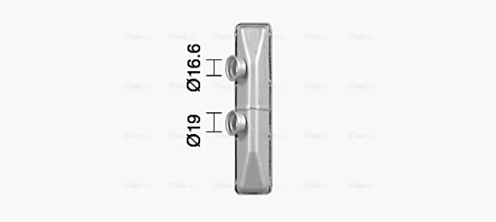 Obrázok Výmenník tepla vnútorného kúrenia AVA QUALITY COOLING  RT6661