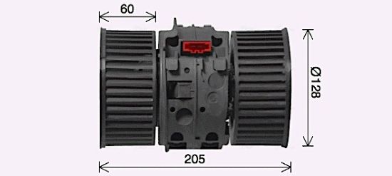 Obrázok Vnútorný ventilátor AVA QUALITY COOLING  RT8654