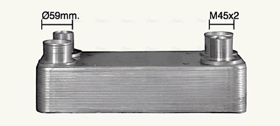 Obrázok Chladič oleja, Retarder AVA QUALITY COOLING  SC3064