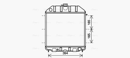 Obrázok Chladič plniaceho vzduchu AVA QUALITY COOLING  VN4361