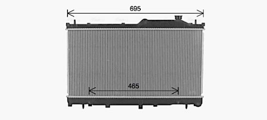 Obrázok Chladič motora AVA QUALITY COOLING  SU2116