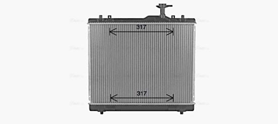 Obrázok Chladič motora AVA QUALITY COOLING  SZ2153