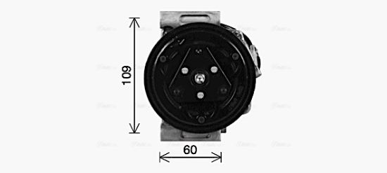 Obrázok Chladič plniaceho vzduchu AVA QUALITY COOLING  VN4136