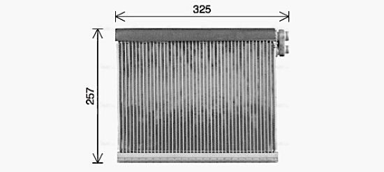 Obrázok Výparník klimatizácie AVA QUALITY COOLING  TOV778