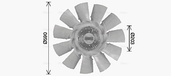 Obrázok Kompresor klimatizácie AVA QUALITY COOLING  TOK444