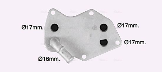 Obrázok Chladič motorového oleja AVA QUALITY COOLING  VN3429