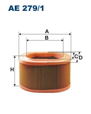 Obrázok Vzduchový filter FILTRON  AE2791