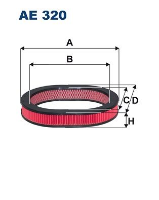 Obrázok Vzduchový filter FILTRON  AE320