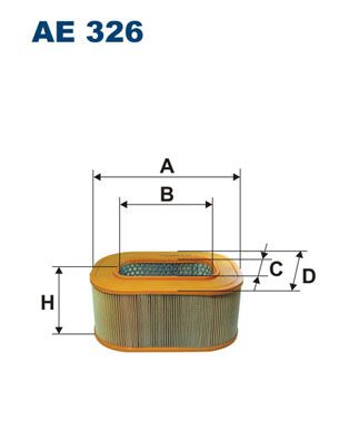 Obrázok Vzduchový filter FILTRON  AE326
