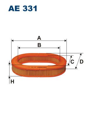 Obrázok Vzduchový filter FILTRON  AE331