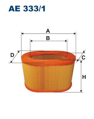 Obrázok Vzduchový filter FILTRON  AE3331