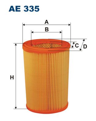 Obrázok Vzduchový filter FILTRON  AE335