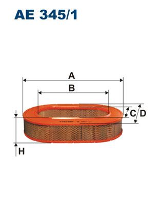 Obrázok Vzduchový filter FILTRON  AE3451