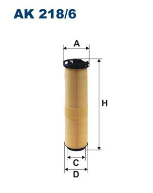 Obrázok Vzduchový filter FILTRON  AK2186
